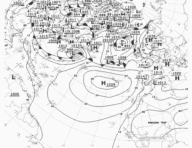 NWS Fronts nie. 12.05.2024 00 UTC