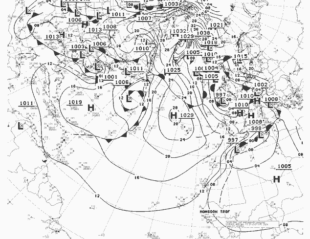 NWS Fronts Çar 15.05.2024 18 UTC