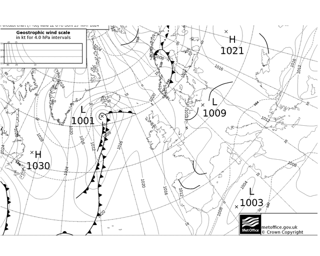 MetOffice UK Fronts dim 19.05.2024 12 UTC