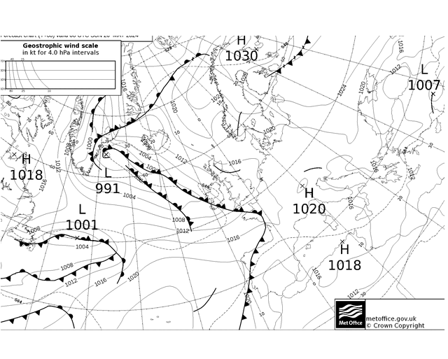 MetOffice UK Fronts Su 26.05.2024 00 UTC