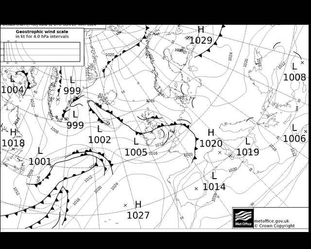 MetOffice UK Fronts  26.05.2024 12 UTC