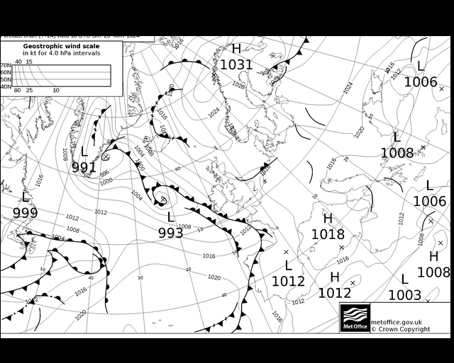 MetOffice UK Fronts so. 25.05.2024 18 UTC