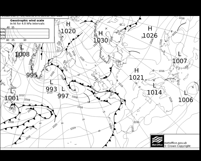 MetOffice UK Fronts Вс 26.05.2024 00 UTC