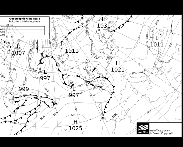 MetOffice UK Fronts Ne 26.05.2024 06 UTC