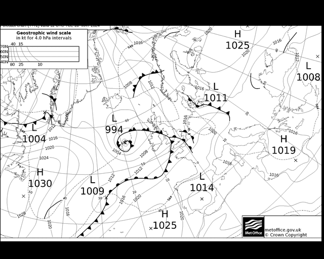 MetOffice UK Fronts вт 28.05.2024 12 UTC