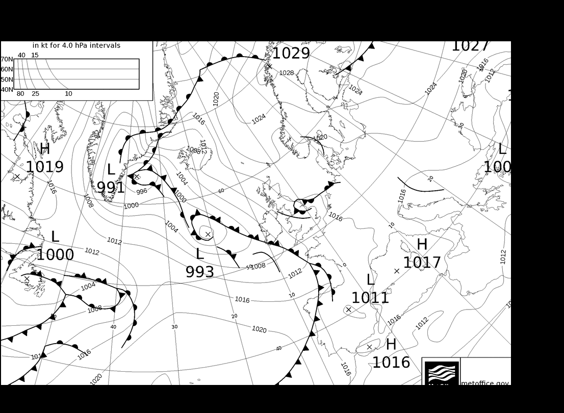 MetOffice UK Fronts Sa 25.05.2024 12 UTC