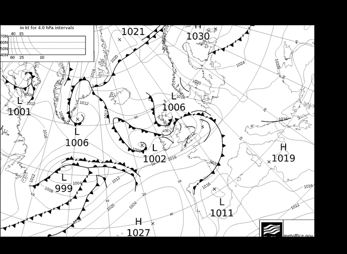 MetOffice UK Fronts  26.05.2024 12 UTC