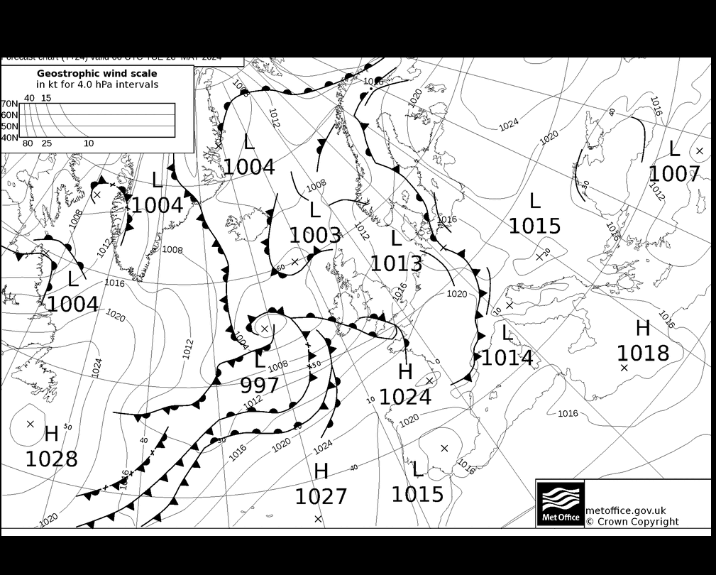 MetOffice UK Fronts Tu 28.05.2024 00 UTC