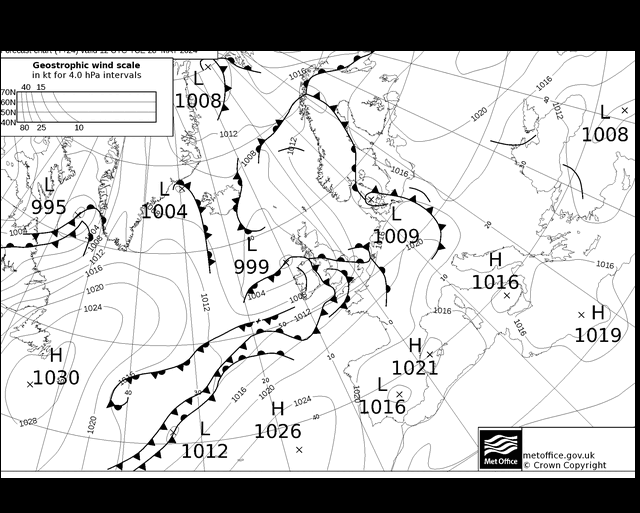 MetOffice UK Fronts  28.05.2024 12 UTC