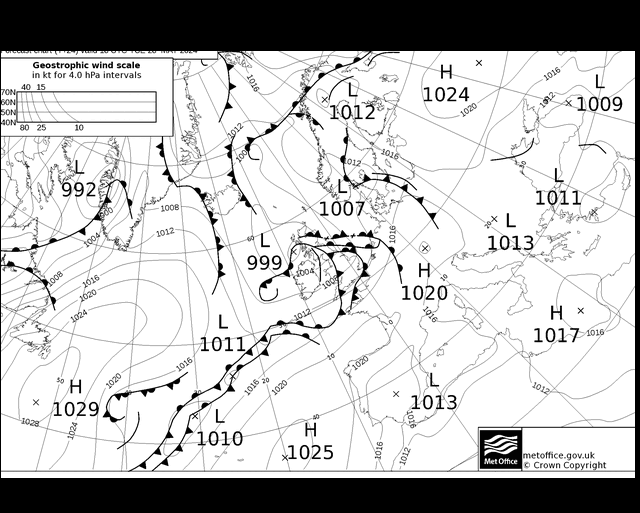 MetOffice UK Fronts Út 28.05.2024 18 UTC