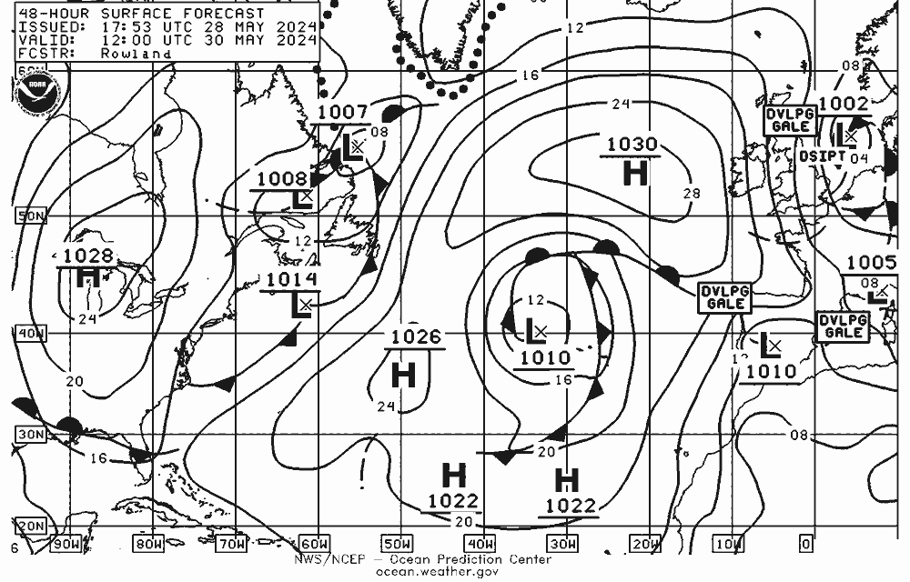 NWS Fronts Per 30.05.2024 12 UTC