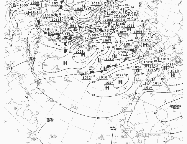 NWS Fronts Út 28.05.2024 06 UTC