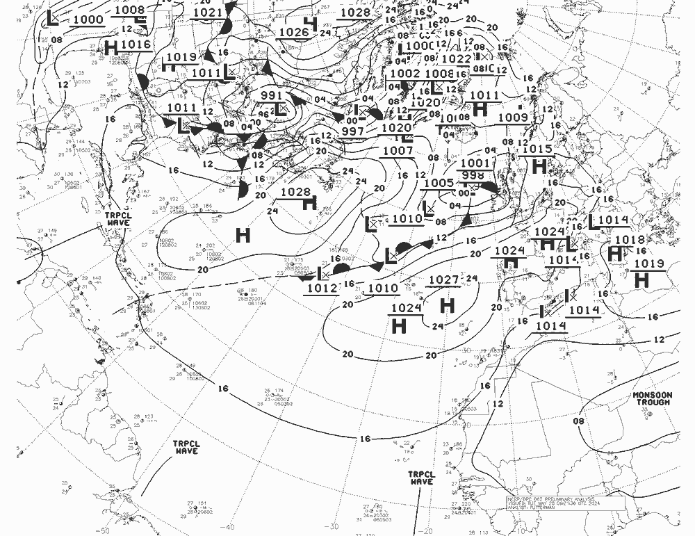 NWS Fronts mar 28.05.2024 06 UTC