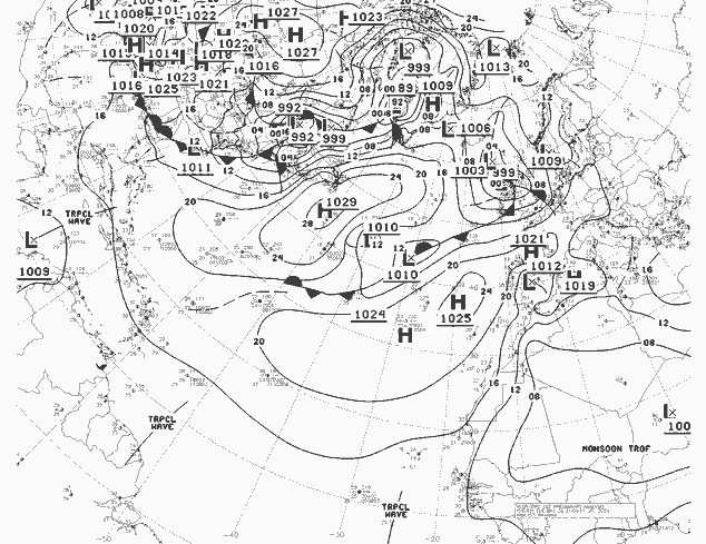 NWS Fronts wto. 28.05.2024 18 UTC