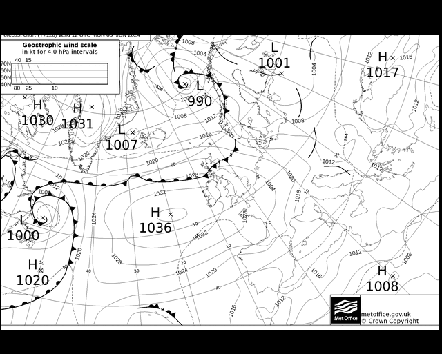 MetOffice UK Fronts Pzt 03.06.2024 18 UTC