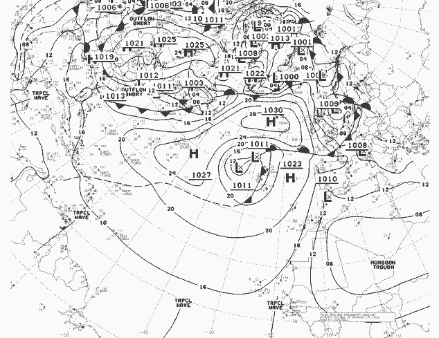 NWS Fronts  30.05.2024 00 UTC