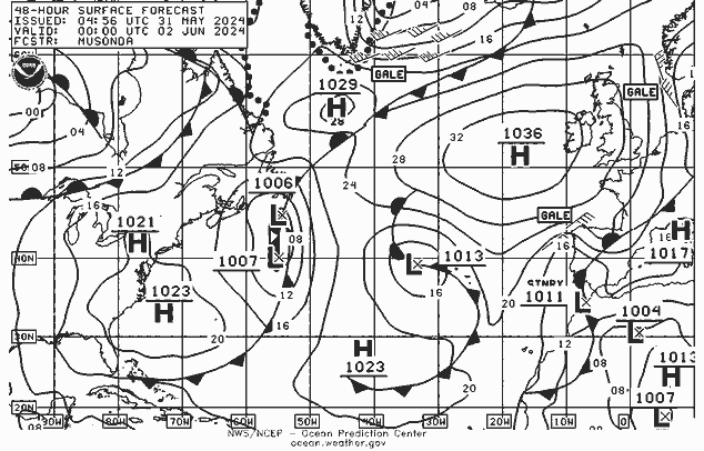 NWS Fronts Paz 02.06.2024 00 UTC