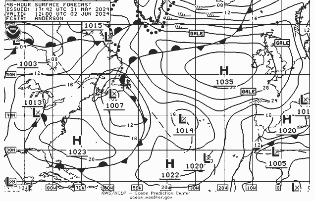 NWS Fronts Dom 02.06.2024 12 UTC