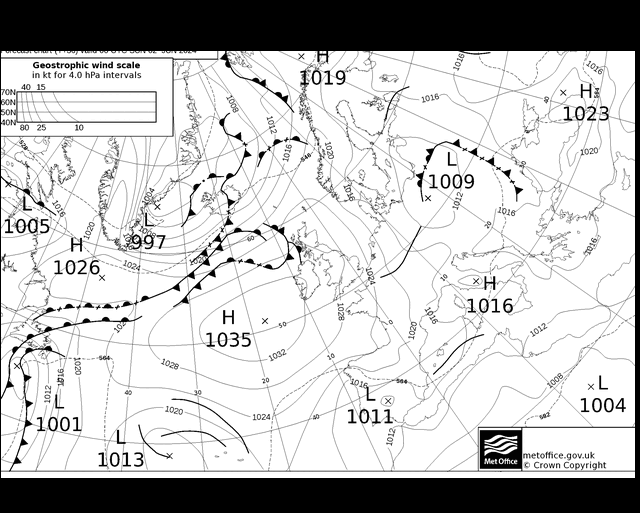 MetOffice UK Fronts Paz 02.06.2024 00 UTC