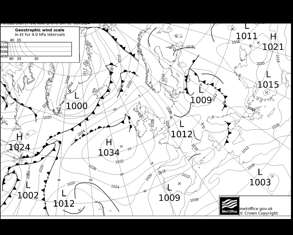 MetOffice UK Fronts sab 01.06.2024 18 UTC