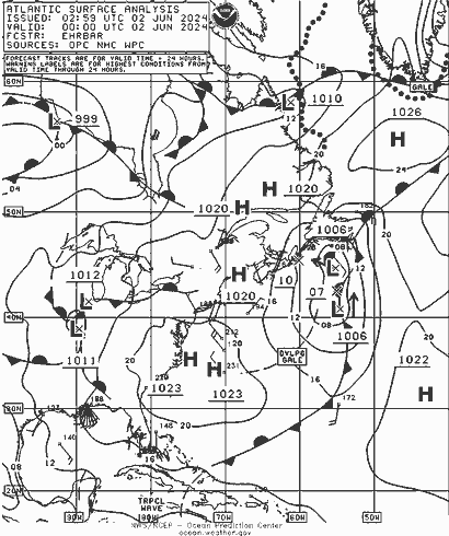 NOAA Fronts Su 02.06.2024 00 UTC