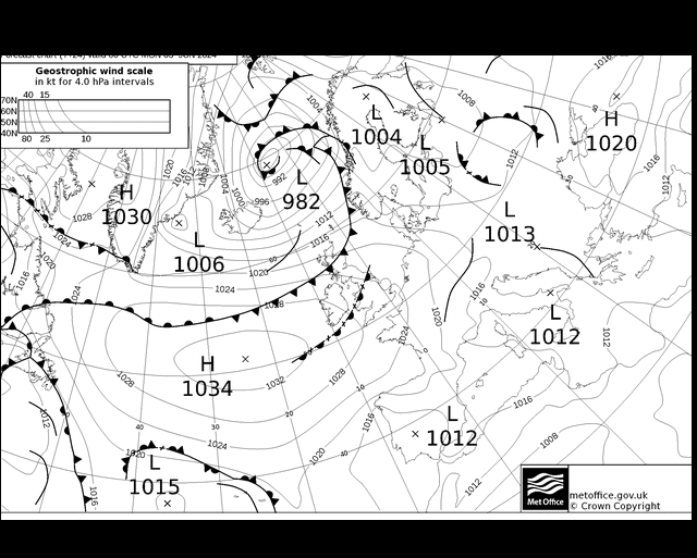 MetOffice UK Fronts  03.06.2024 00 UTC