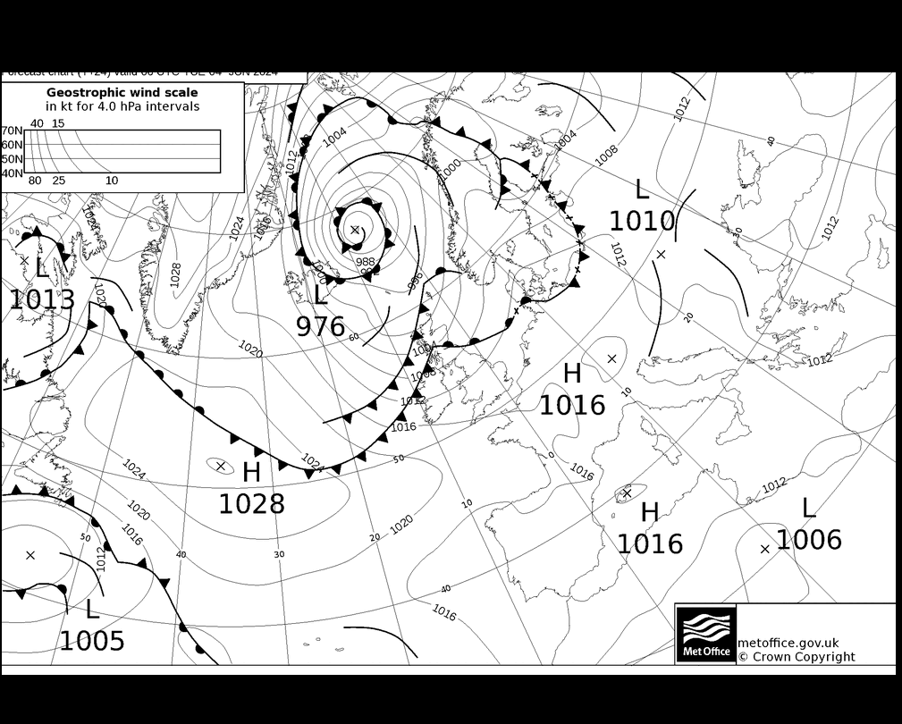 MetOffice UK Fronts Tu 04.06.2024 06 UTC