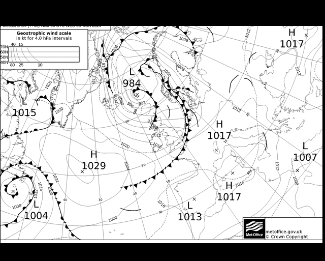 MetOffice UK Fronts ср 05.06.2024 00 UTC