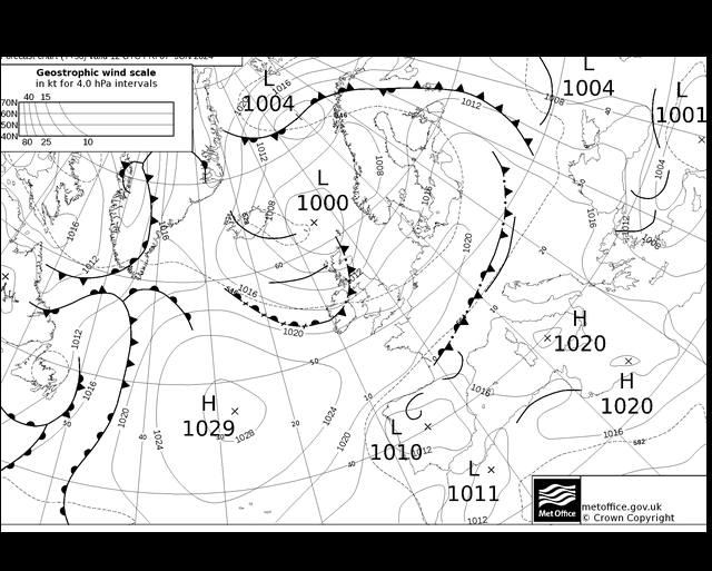 MetOffice UK Fronts Sex 07.06.2024 18 UTC