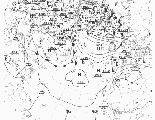 NWS Fronts пн 03.06.2024 06 UTC