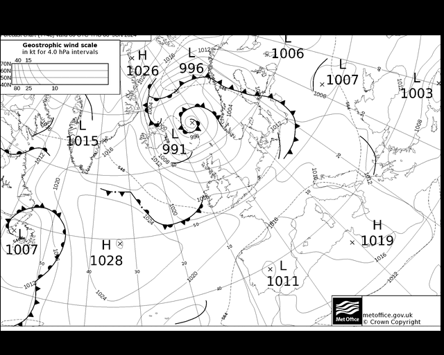 MetOffice UK Fronts Qui 06.06.2024 00 UTC