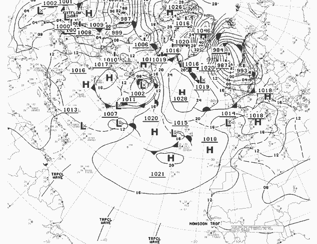 NWS Fronts Çar 05.06.2024 06 UTC