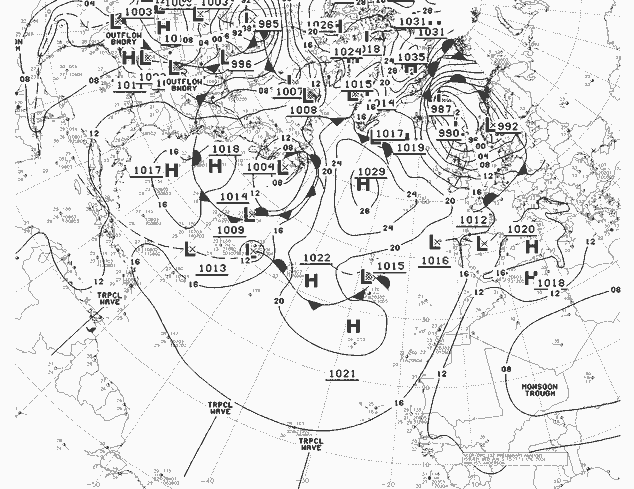 NWS Fronts ср 05.06.2024 12 UTC