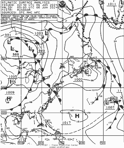 NOAA Fronts Th 06.06.2024 00 UTC