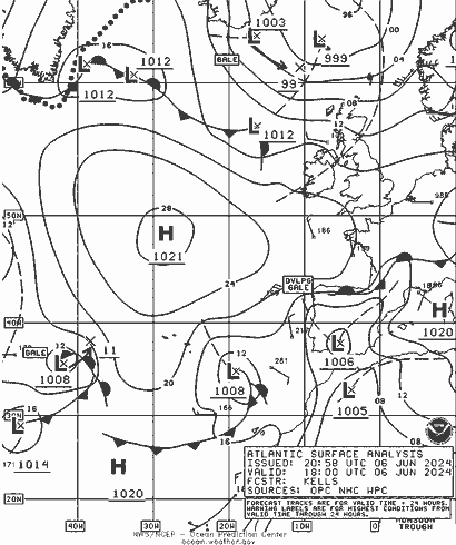 NOAA Fronts Th 06.06.2024 18 UTC