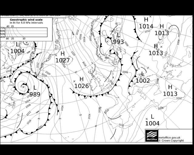 MetOffice UK Fronts lun 10.06.2024 12 UTC