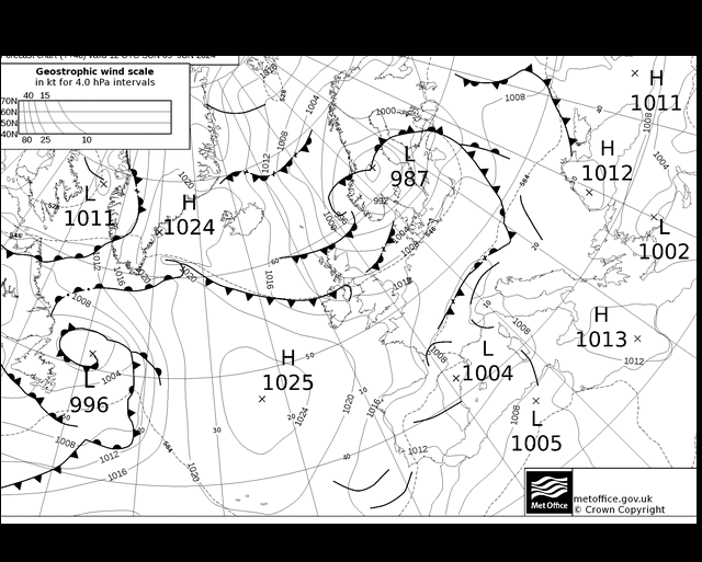 MetOffice UK Fronts dim 09.06.2024 12 UTC