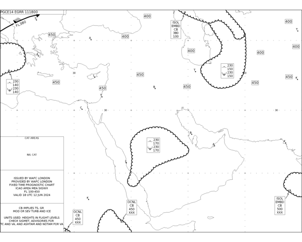 Средний Восток SIG чт 13.06.2024 18 UTC