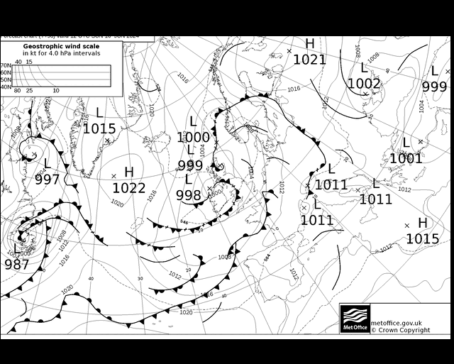 MetOffice UK Fronts Paz 16.06.2024 18 UTC