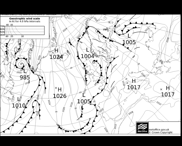 MetOffice UK Fronts lun 17.06.2024 18 UTC