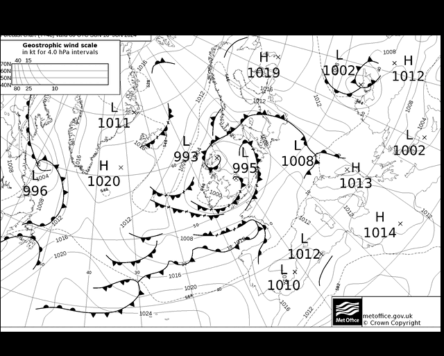 MetOffice UK Fronts dim 16.06.2024 00 UTC