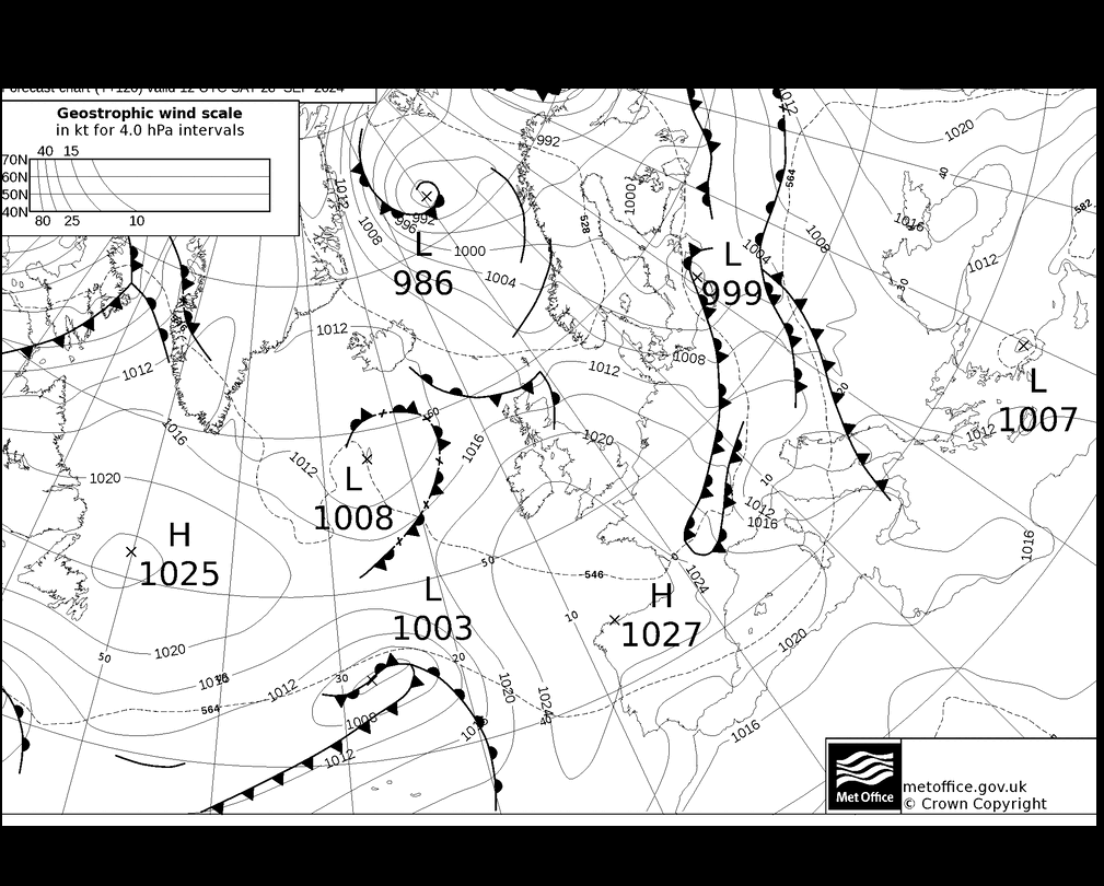 MetOffice UK Fronts sab 28.09.2024 18 UTC