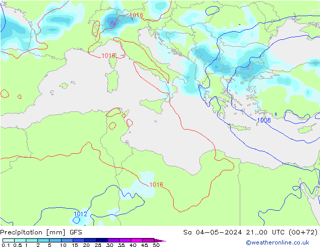 Precipitation GFS Sa 04.05.2024 00 UTC