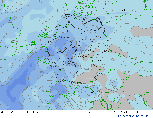 RV 0-300 m GFS zo 30.06.2024 00 UTC