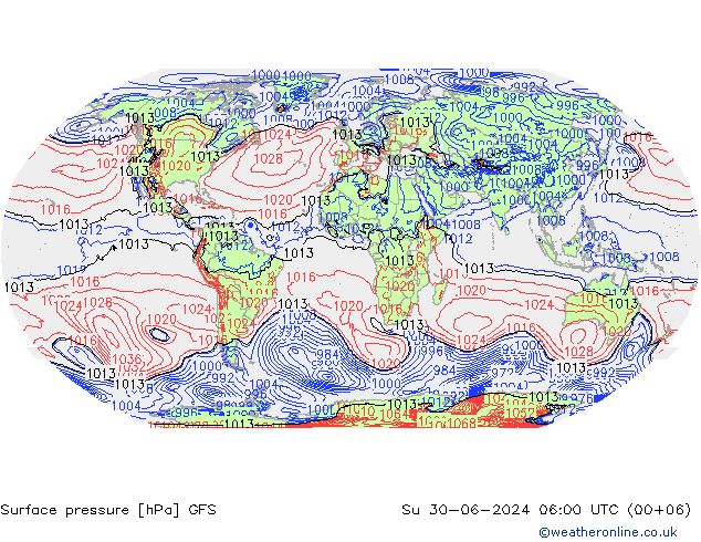 GFS: 星期日 30.06.2024 06 UTC