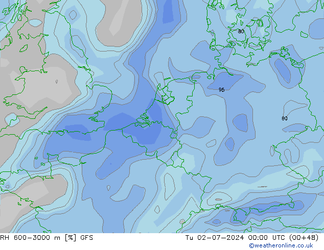 RV 600-3000 m GFS di 02.07.2024 00 UTC