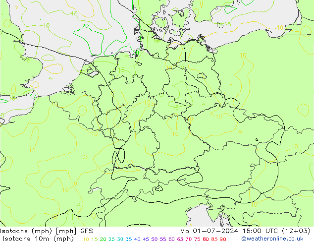 Isotachen (mph) GFS ma 01.07.2024 15 UTC