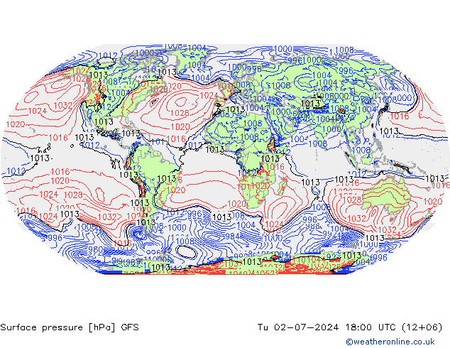 GFS: 星期二 02.07.2024 18 UTC
