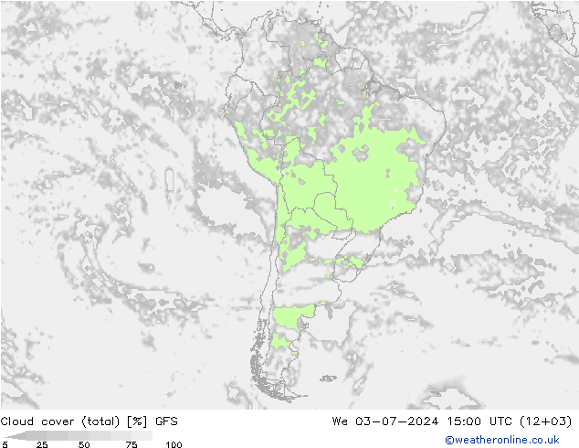 云 (总) GFS 星期三 03.07.2024 15 UTC