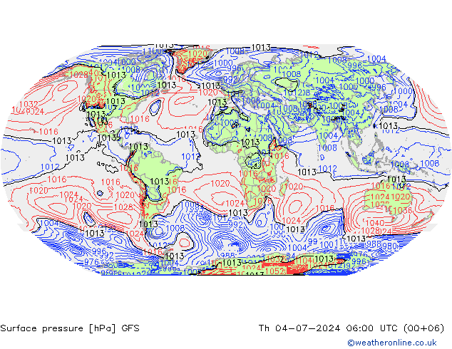 GFS: 星期四 04.07.2024 06 UTC